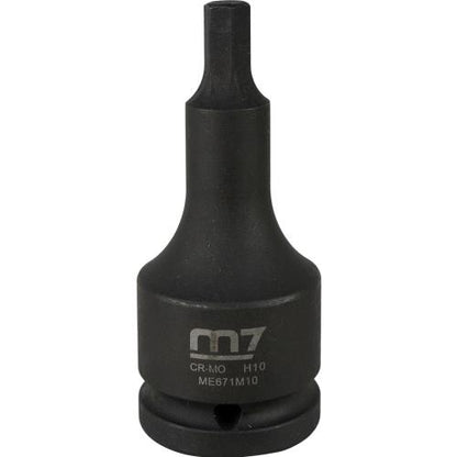M7 Impact In Hex Socket, 3/4in Drive, 10mm