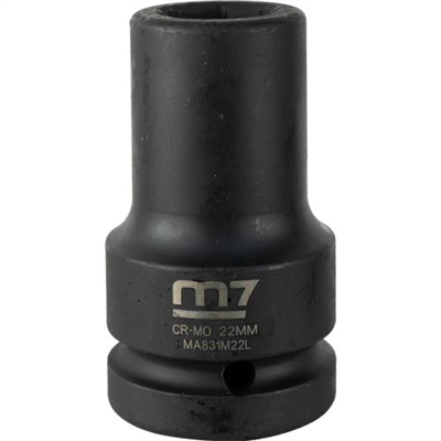 M7 Deep Impact Socket 1in Dr. 22mm