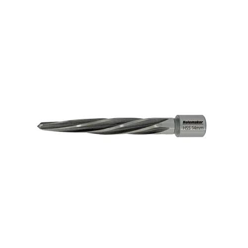 Holemaker Taper Bridge Reamer, Weldon Shank, 14mm Dia
