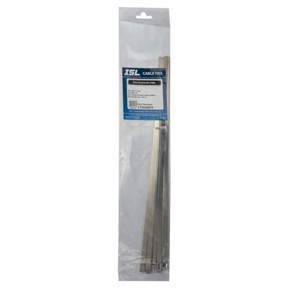 ISL 400 x 7.9mm 316 Stainless Cable Tie - 10pk