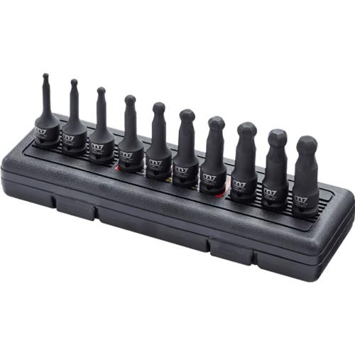 M7 10pc 1/2in Impact Socket Set Ball End In Hex