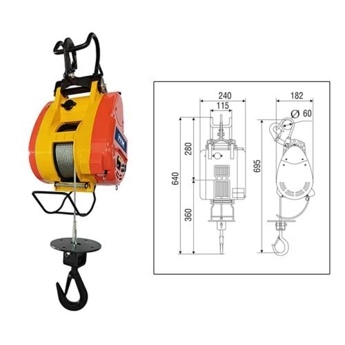 ITM Electric Wire Hoist 300kg 30M Lift