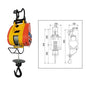 ITM Electric Wire Hoist 300kg 30M Lift