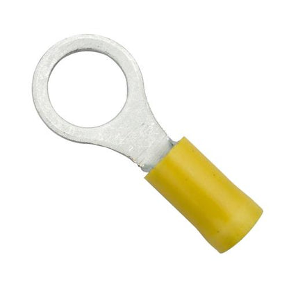 Champion 3/8in / 10mm Yellow Ring Terminal - 100pk