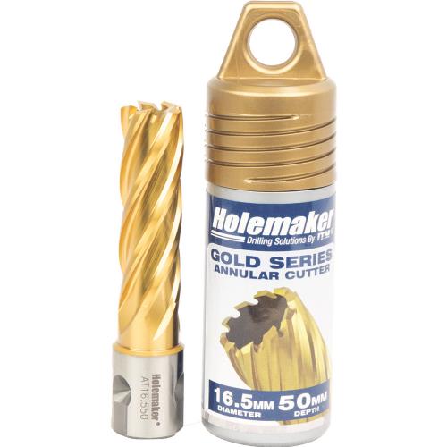 Holemaker Uni Shank Tinite (Tin) Cutter 16.5mmx50mm
