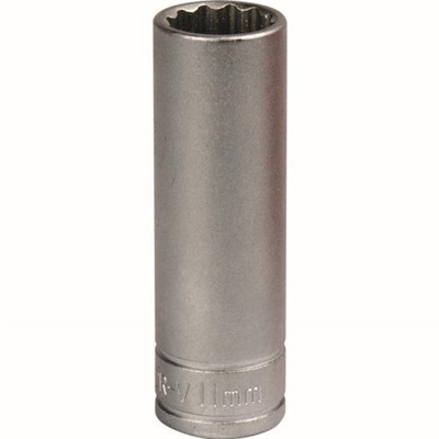 Teng 1/4in Deep Socket 12 Pt Metric 11 mm