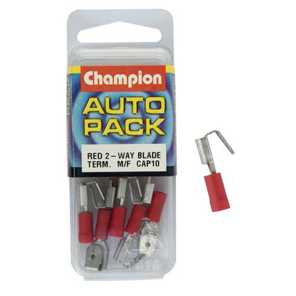 Red 2-Way Blade Term-Male Female****