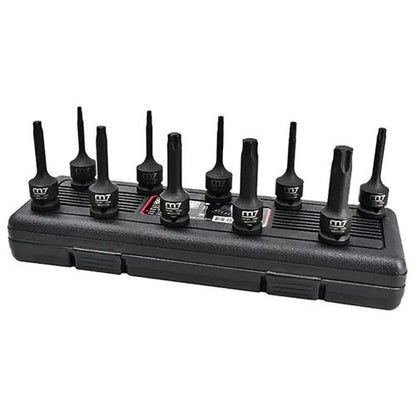 M7 10pc Impact Torx Socket Set 1/2in Dr. T20-T70
