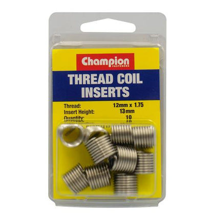 Champion Thread Insert Refills – M12 x 1.75 x 13mm -10pk
