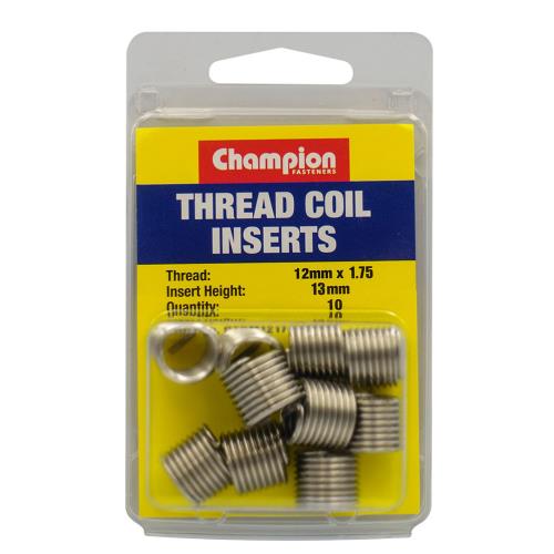 Champion Thread Insert Refills – M12 x 1.75 x 13mm -10pk