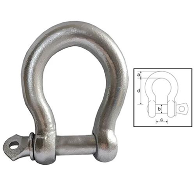 ITM Bow Shackle Commercial Galvanised 12mm Body