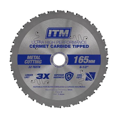 ITM 150mm Metal Cutting Blade Cermet Carbide Tipped 32T