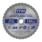 ITM 185mm Metal Cutting Blade Cermet Carbide Tipped 36T