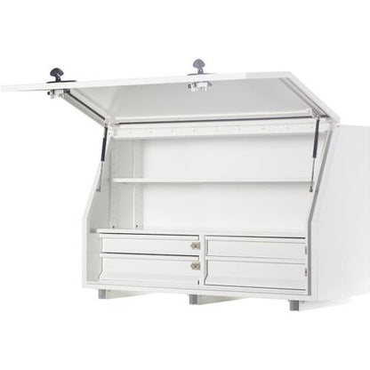 KABoxes 1360 Series 4 Drawers & 2 Shelves - White