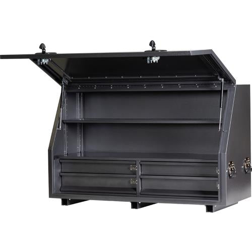 KABoxes 1360 Series 4 Drawers & 2 Shelves - Charcoal Grey