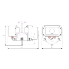 ITM Electric Hoist - 240V - 2 Ton-3 Meter Lift