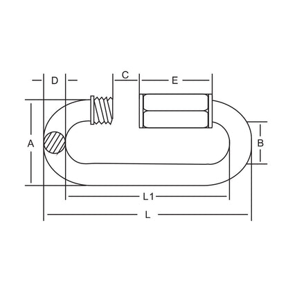 ITM Quick Link-Electric Galvanised-5mm