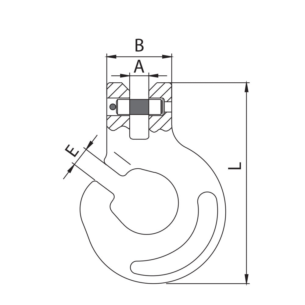 ITM G80 Clevis Choker Hook - 13mm Chain