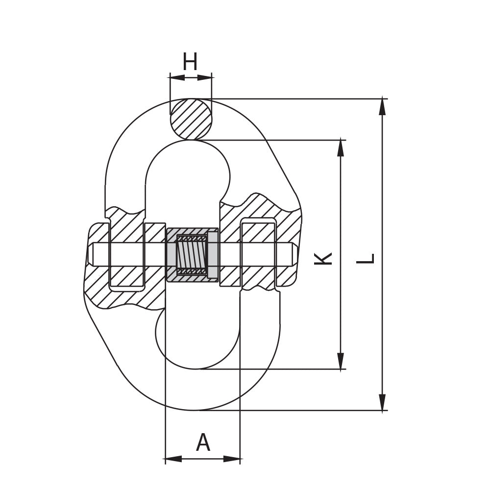 ITM G80 Component Connector - 26mm Chain