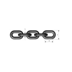 ITM G80 Lifting Chain-Electric Galvanised - 0.50T - 4mm Body