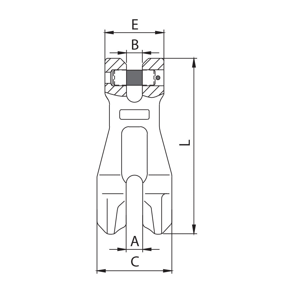 ITM G80 Clevis Shortening Clutch-7-8mm Chain