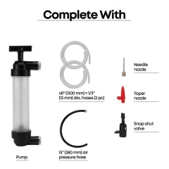 Groz Two in One Transfer Pump w/ Quick Connect Fitting