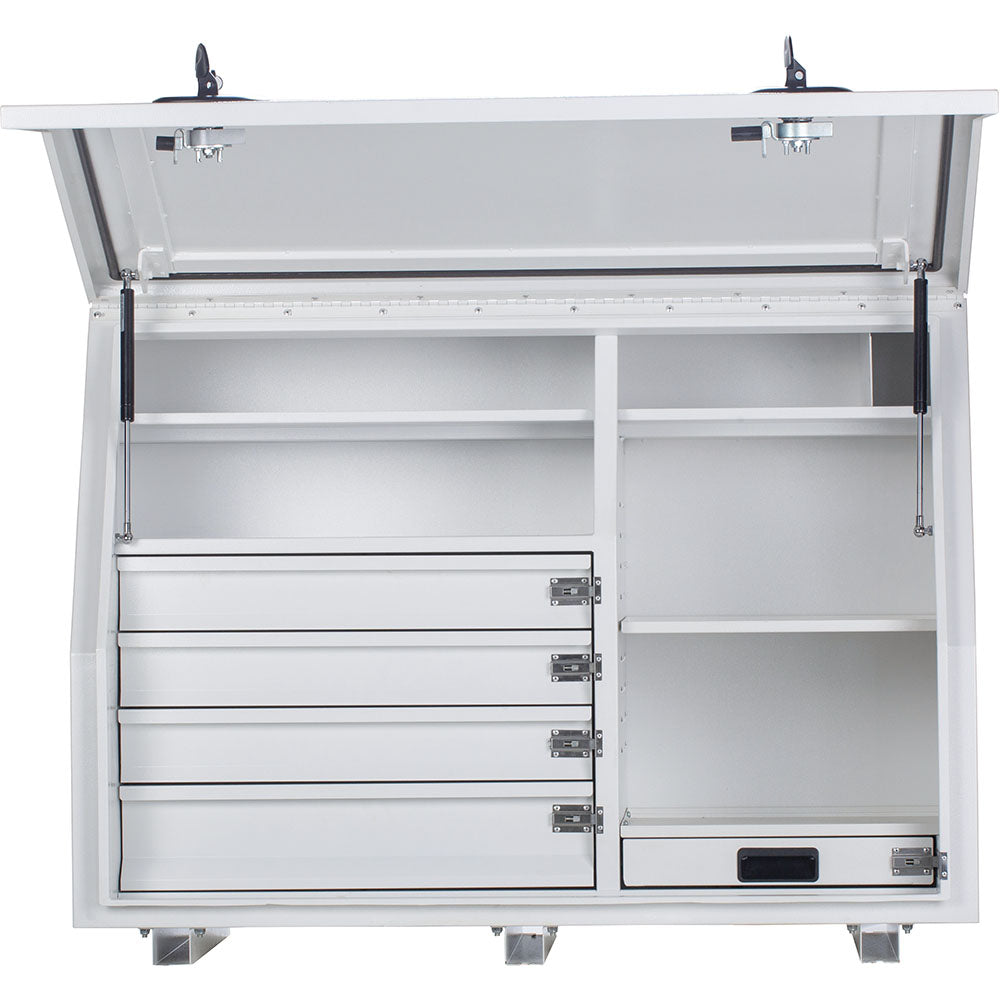 KABoxes 1150 Series 4 Drawer 5 Shelves - White