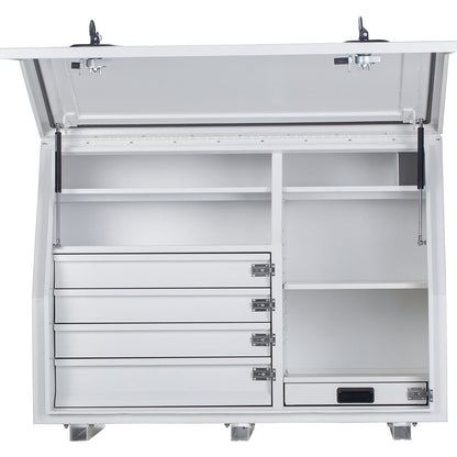 KABoxes 1150 Series 4 Drawer 5 Shelves - White