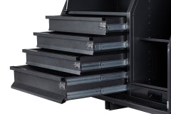 KABoxes 1150 Series 4 Drawer 5 Shelves - Charcoal Grey