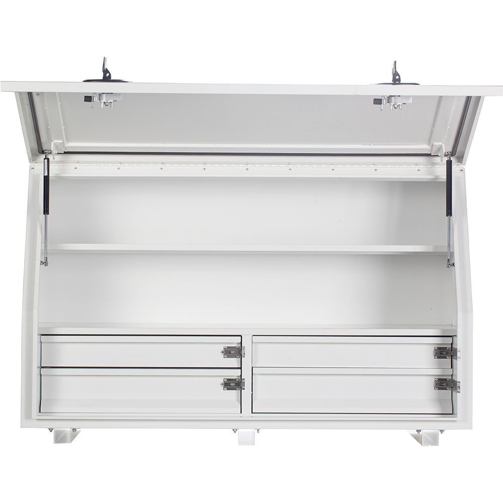 KABoxes 1360 Series 4 Drawers & 2 Shelves - White