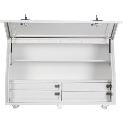KABoxes 1360 Series 4 Drawers & 2 Shelves - White