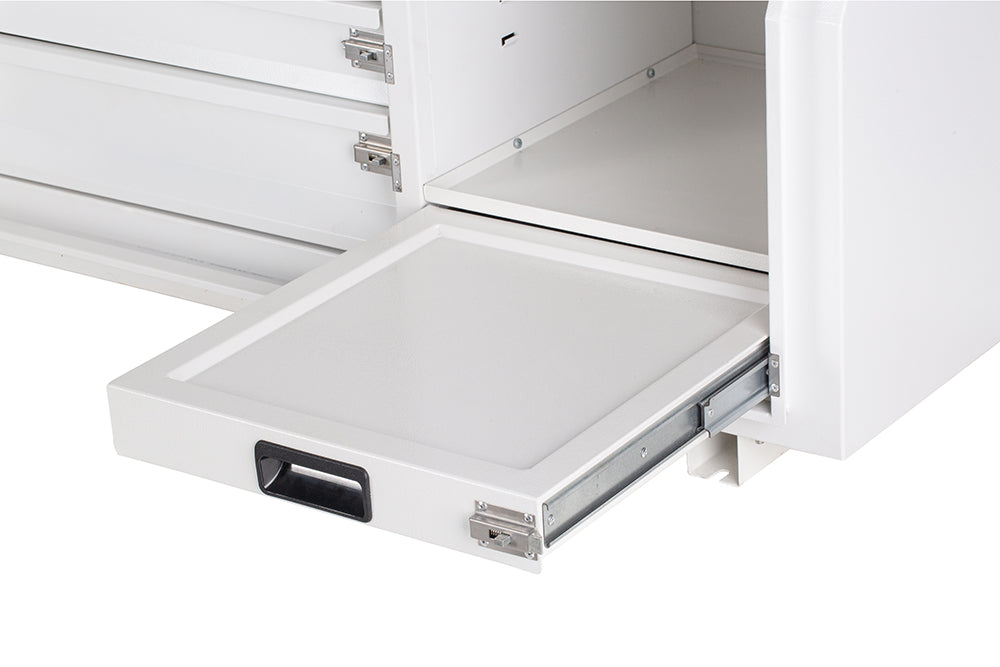 KABoxes 1150 Series 4 Drawer 5 Shelves - White