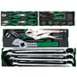 Toptul Tool Kit 429Pce C/w 7 Draw Roll Cabinet & 3 Draw Top Chest With 20 Trays.